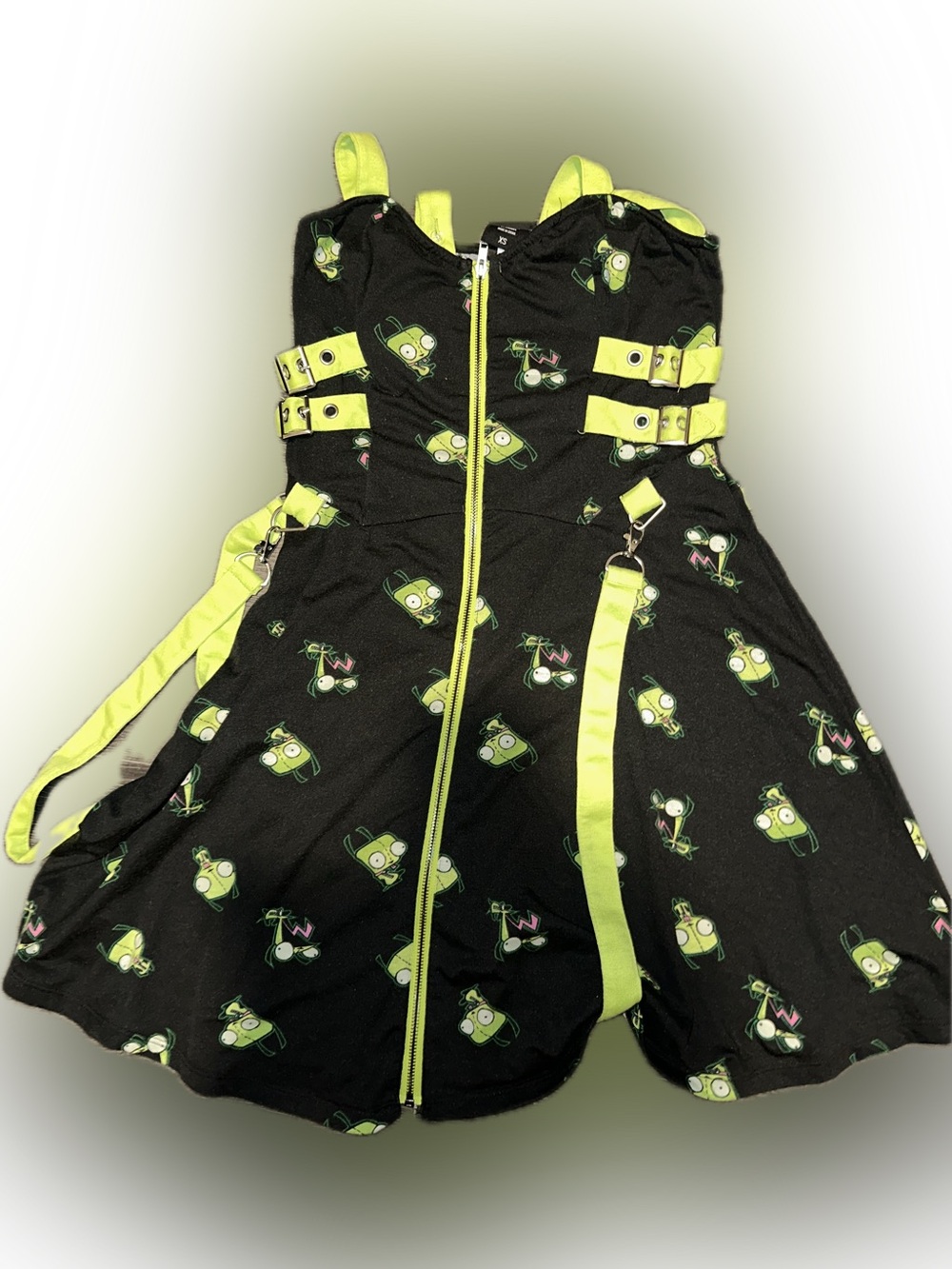 Invader Zim GIR Zipper Dress